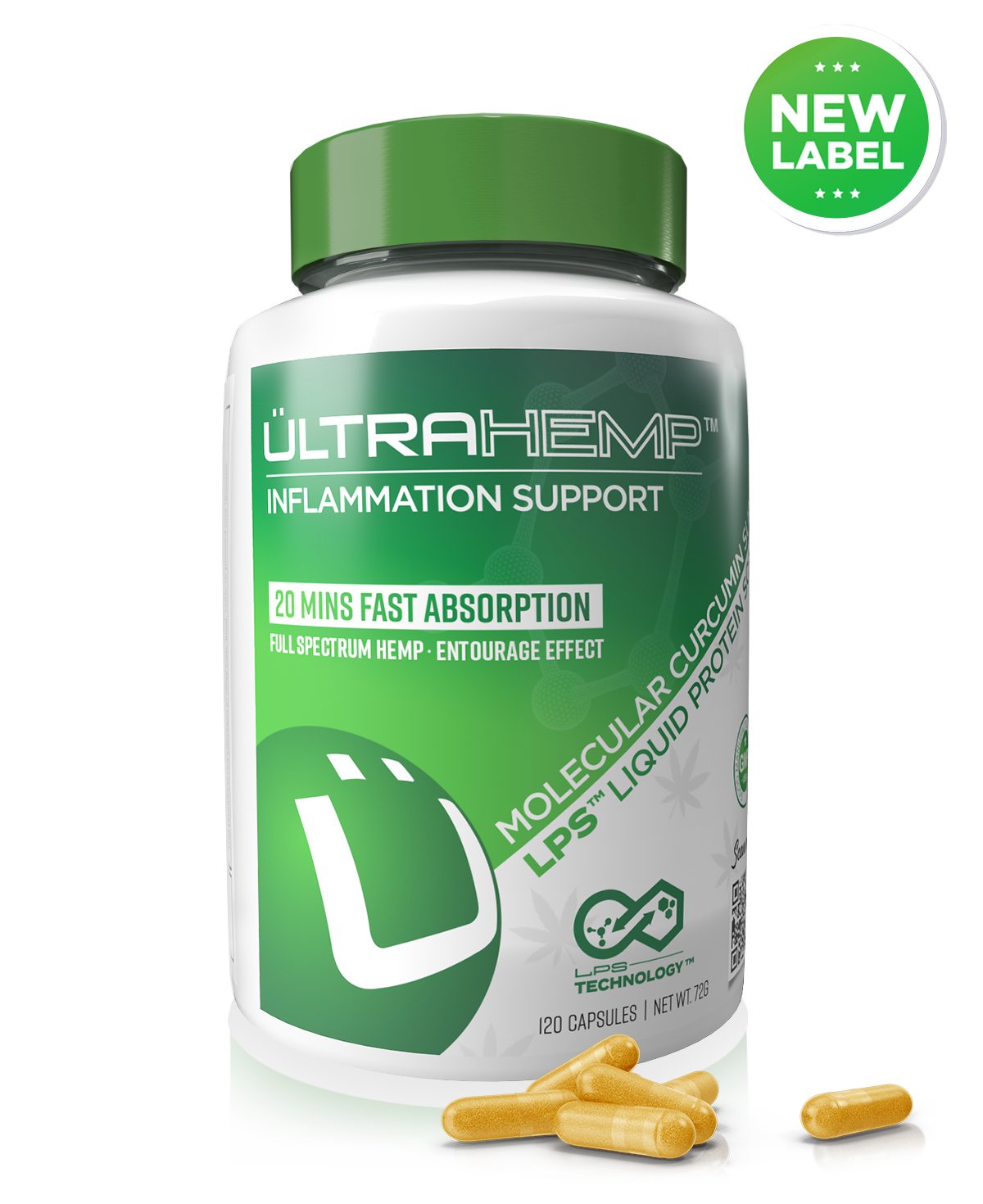 UltraHemp™  - UltraCur® and 5.0 mg Full Spectrum Cannabinoid